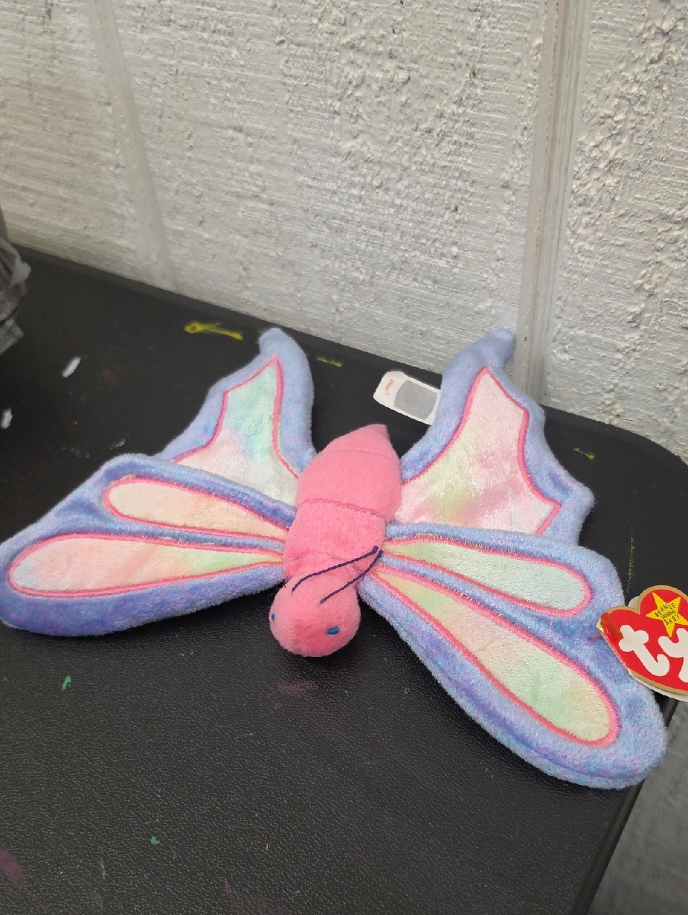 Ty Pink and Pastel Butterfly Plush